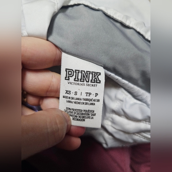 Vs Victoria's Secret pink windbreaker jacket xs s - Picture 2 of 4